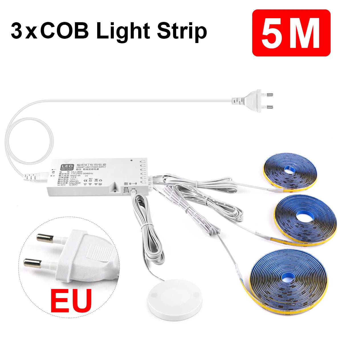 רצועת LED עם חיישן מגע