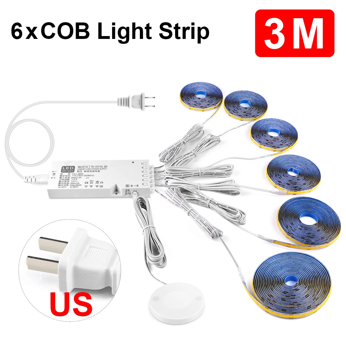 רצועת LED עם חיישן מגע