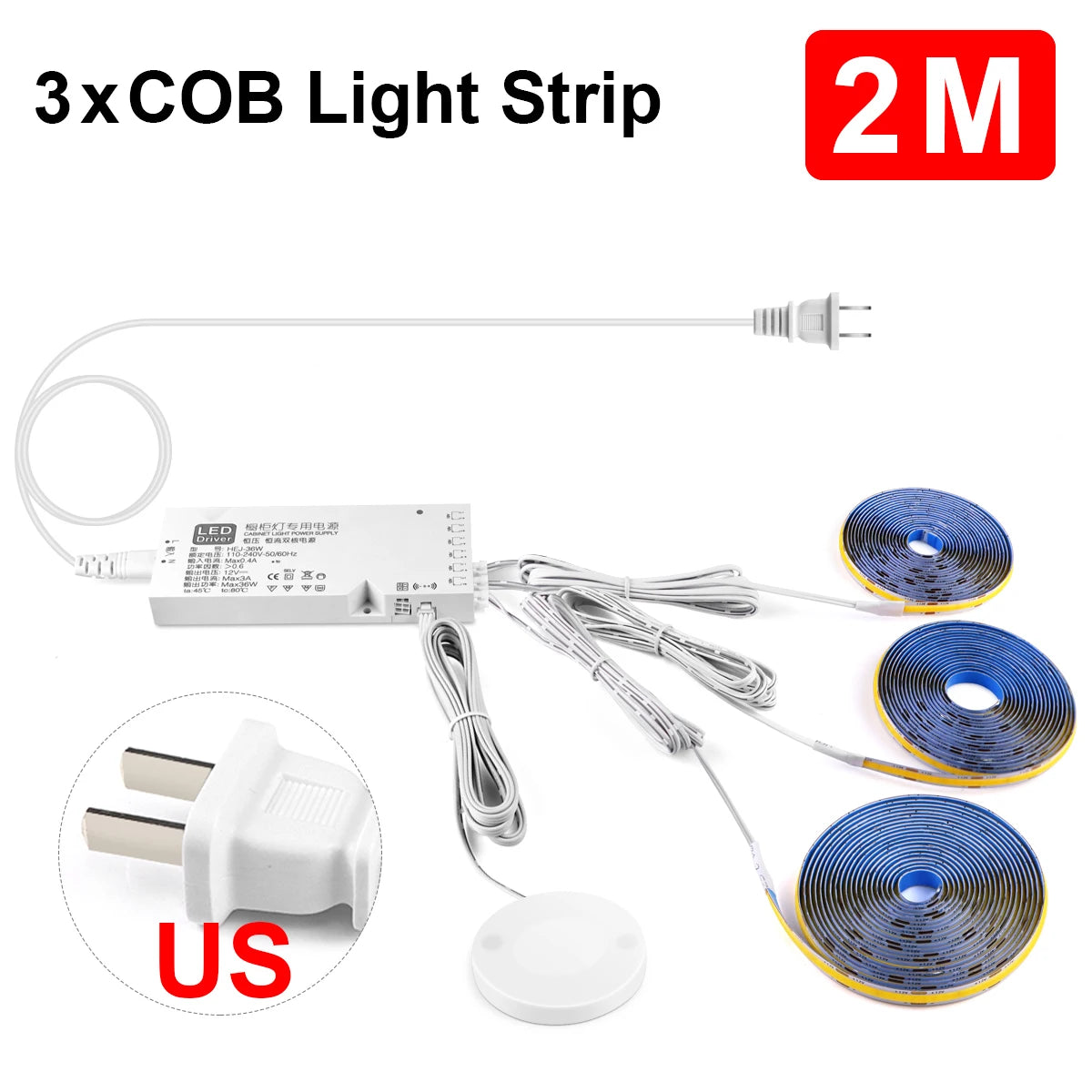 רצועת LED עם חיישן מגע
