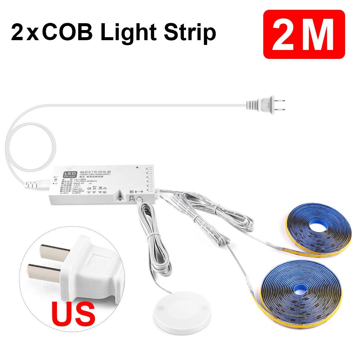 רצועת LED עם חיישן מגע